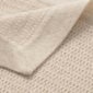 Masserano Tricot Lisa Baby Blanket Tan Mood Close Up