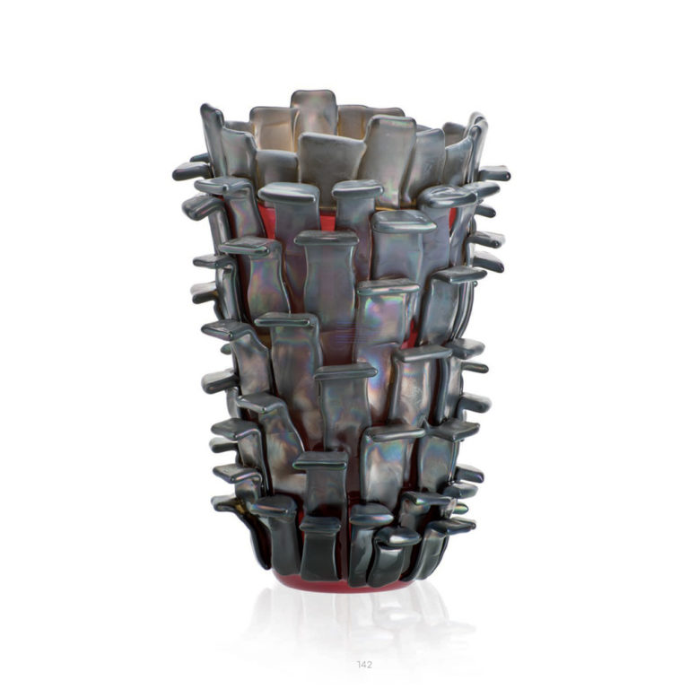 Venini Ritagli Vase Iridescent Sand