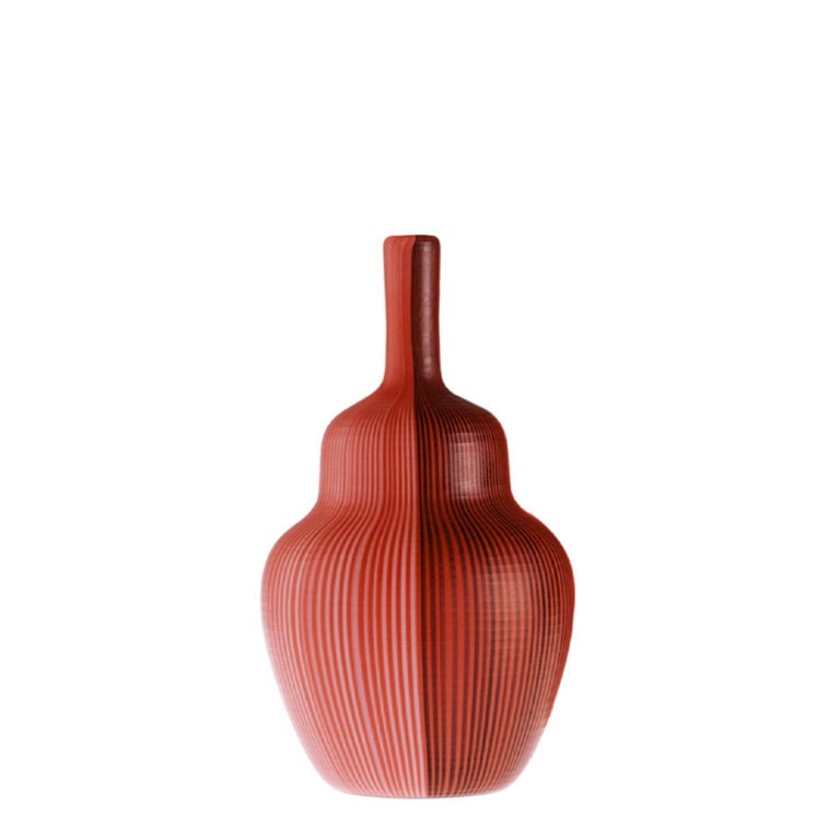 Venini Tessuti Battuti Short Vase