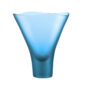 Venini Battuti Large Vase Aquamarine