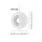 Venini Esprit Chandelier X-Small Scale