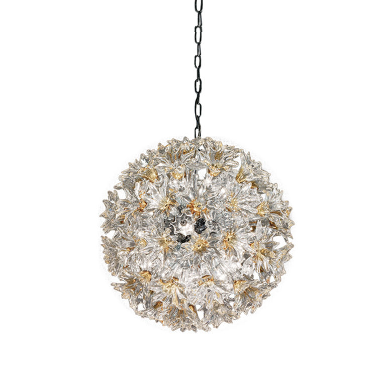 Venini Esprit Amber Yellow Chandelier Large