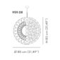Venini Esprit Chandelier Small Scale