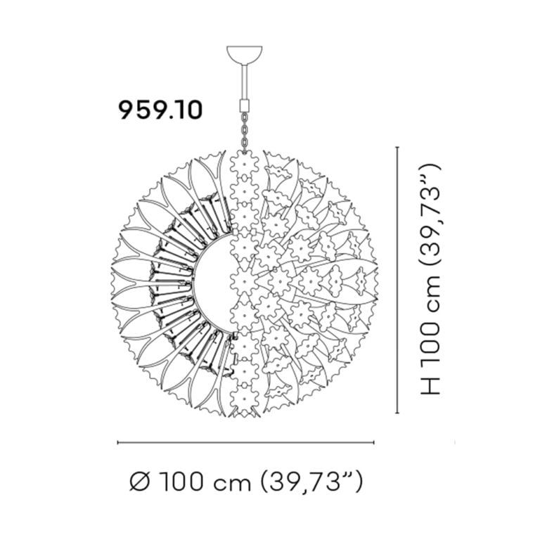 Venini Esprit Chandelier Medium Scale Venini Esprit Chandelier Medium Scale
