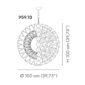 Venini Esprit Chandelier Medium Scale