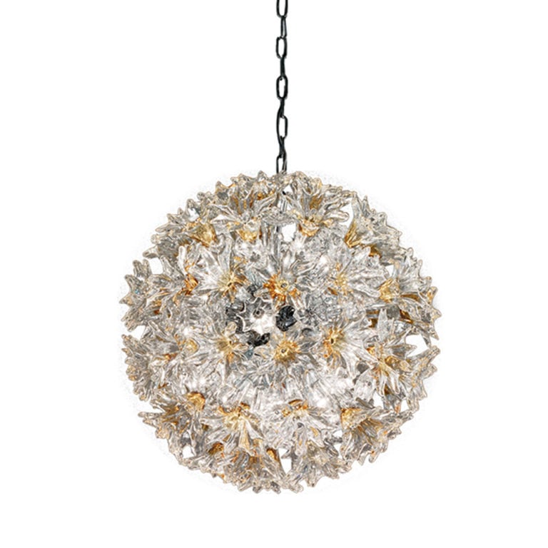 Venini Esprit Amber Yellow Chandelier X-Large
