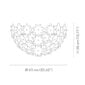 Venini Esprit Ceiling Light Scale