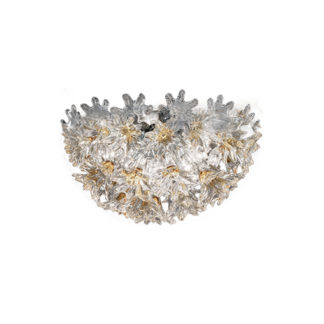 Venini Esprit Wall Sconce Amber Yellow