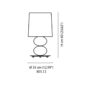 Venini Abat-Jour Table Lamp Double Scale