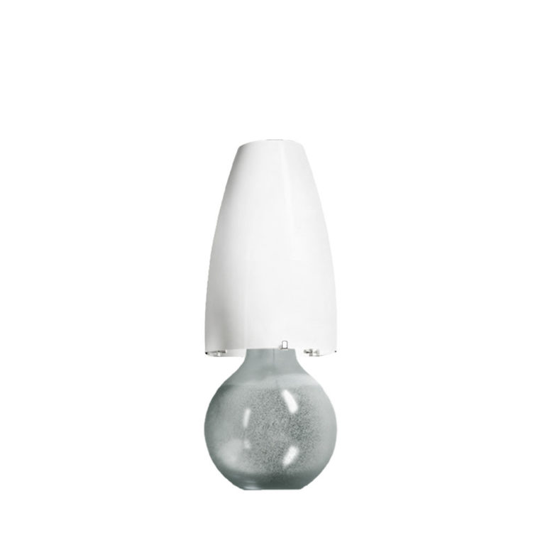 Venini Argea Silver Leaf Table Lamp Small Venini Argea Silver Leaf Table Lamp Small