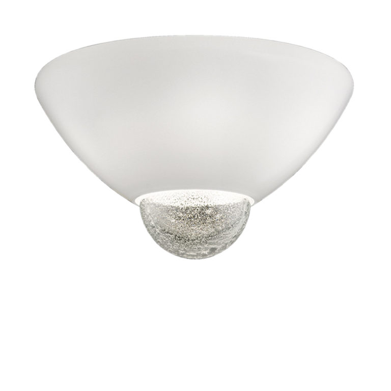 Venini Argea Ceiling Light Silver Leaf