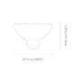 Venini Argea Ceiling Light Scale