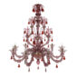 Venini Diamantei 9-Light Chandelier Amethyst