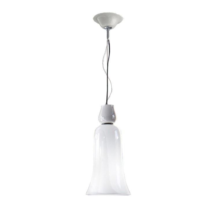 Venini Anni Trenta Pendant Light Milk-White