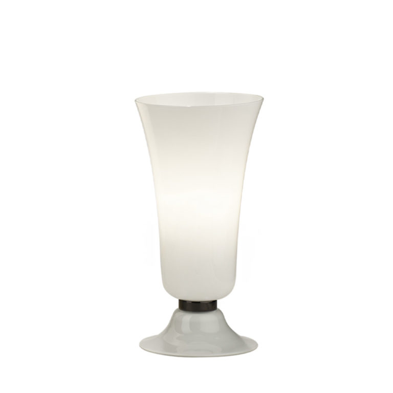 Venini Anni Trenta Milk-White Table Lamp Small Venini Anni Trenta Milk-White Table Lamp Small
