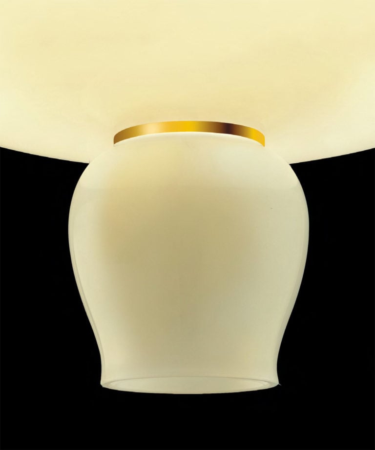 Venini Anni Trenta Ceiling Light Straw-Yellow Mood Close Up