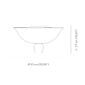 Venini Anni Trenta Ceiling Light Scale