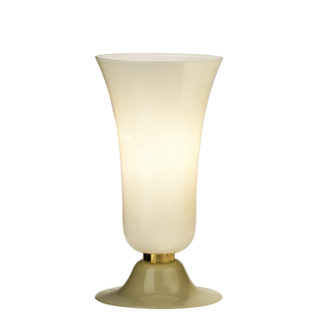 Venini Anni Trenta Straw-Yellow Table Lamp Large