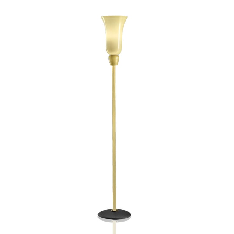 Venini Anni Trenta Floor Lamp Straw-Yellow