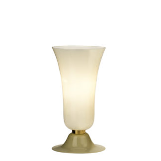 Venini Anni Trenta Straw-Yellow Table Lamp Small