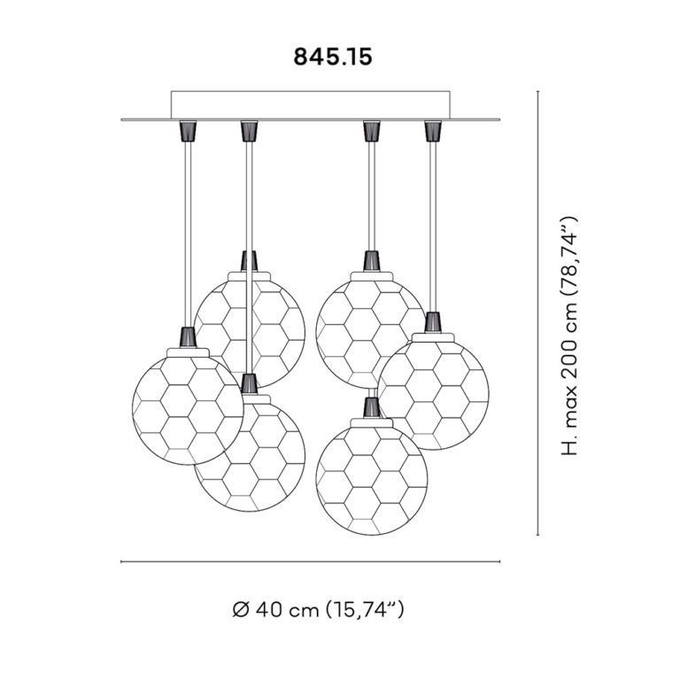 Venini Balloton Pendant Light Cluster Scale Venini Balloton Pendant Light Cluster Scale