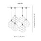 Venini Balloton Pendant Light Cluster Scale