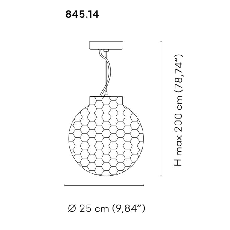 Venini Balloton Pendant Light Scale