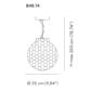 Venini Balloton Pendant Light Scale
