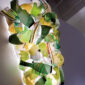 Venini Fragments Wall Light Mood Green