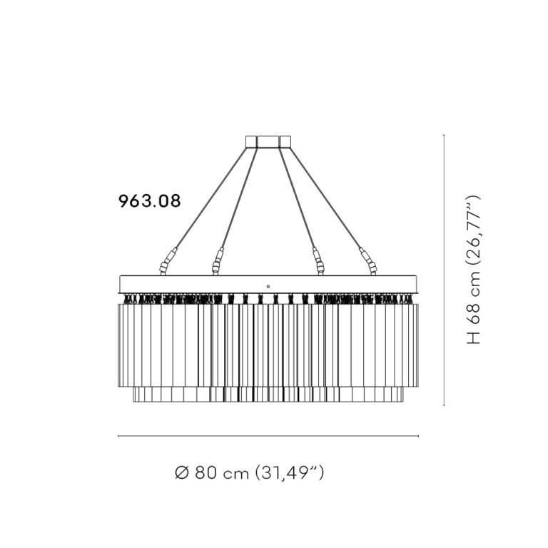 Venini Light Shar Chandelier Small Scale