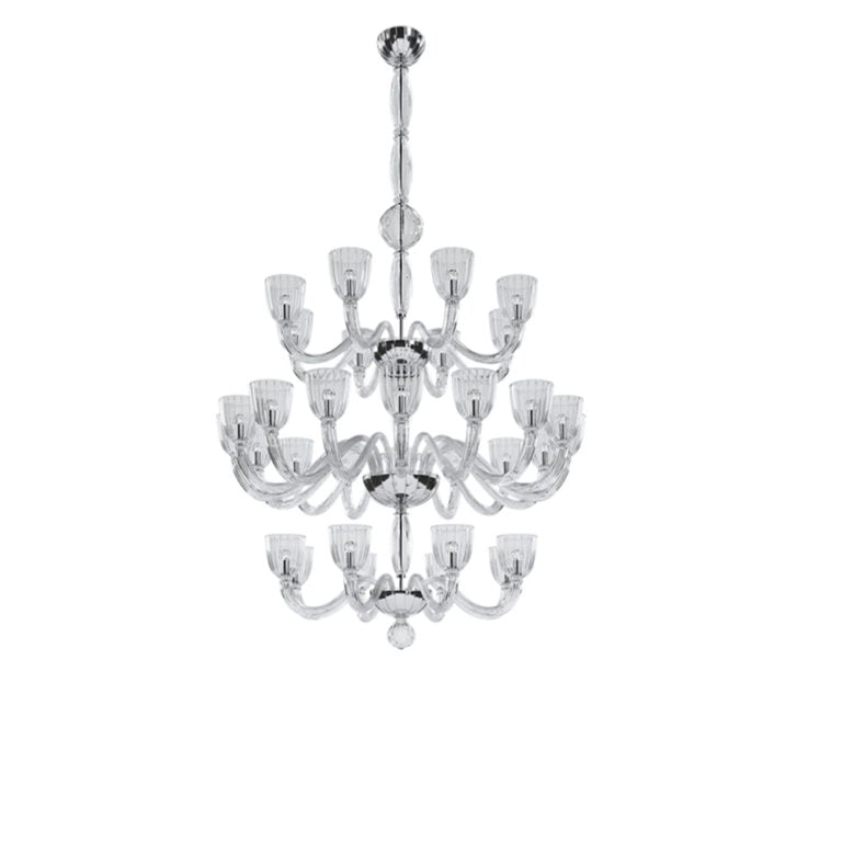 Venini Martinengo 20 Light Chandelier Venini Martinengo 20 Light Chandelier