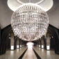 Venini Poliedri Sfera Chandelier Small Mood 2