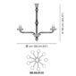 Venini Porpora 12-Light Chandelier Scale