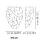 Venini Siderale Wall Sconce Scale