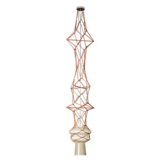 Venini Stelle Filanti Pendant Light Grey