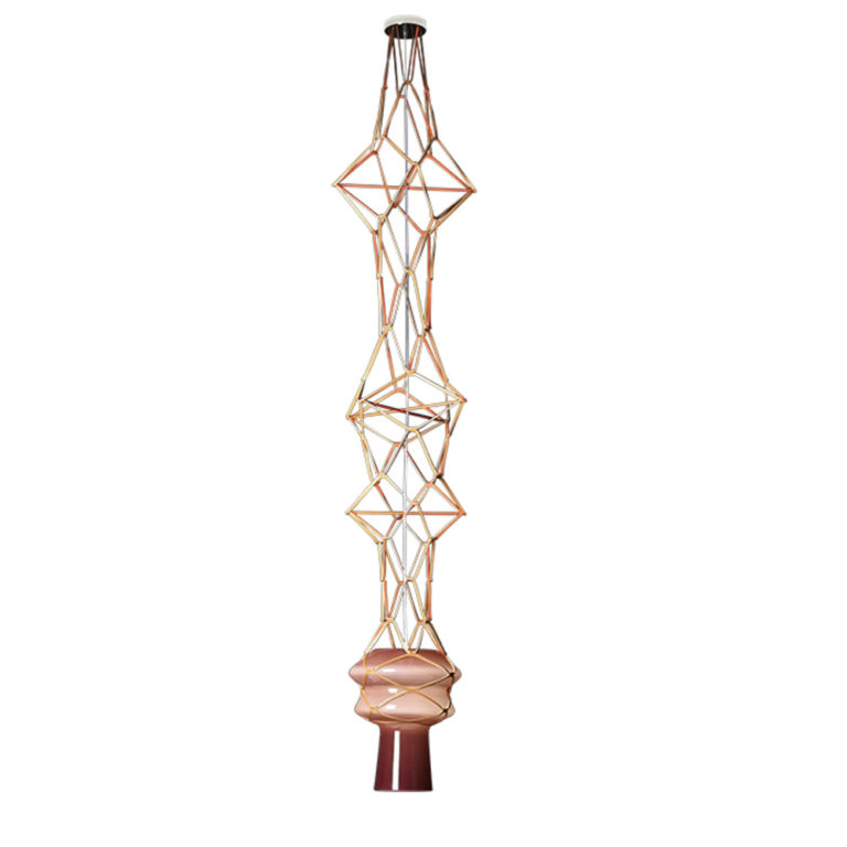 Venini Stelle Filanti Pendant Light Violet