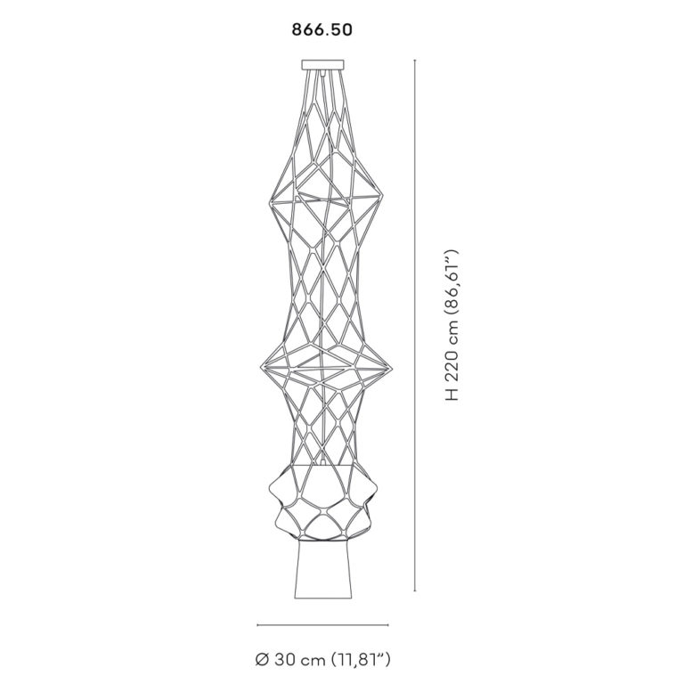 Venini Stelle Filanti Pendant Light Scale