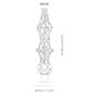 Venini Stelle Filanti Pendant Light Scale