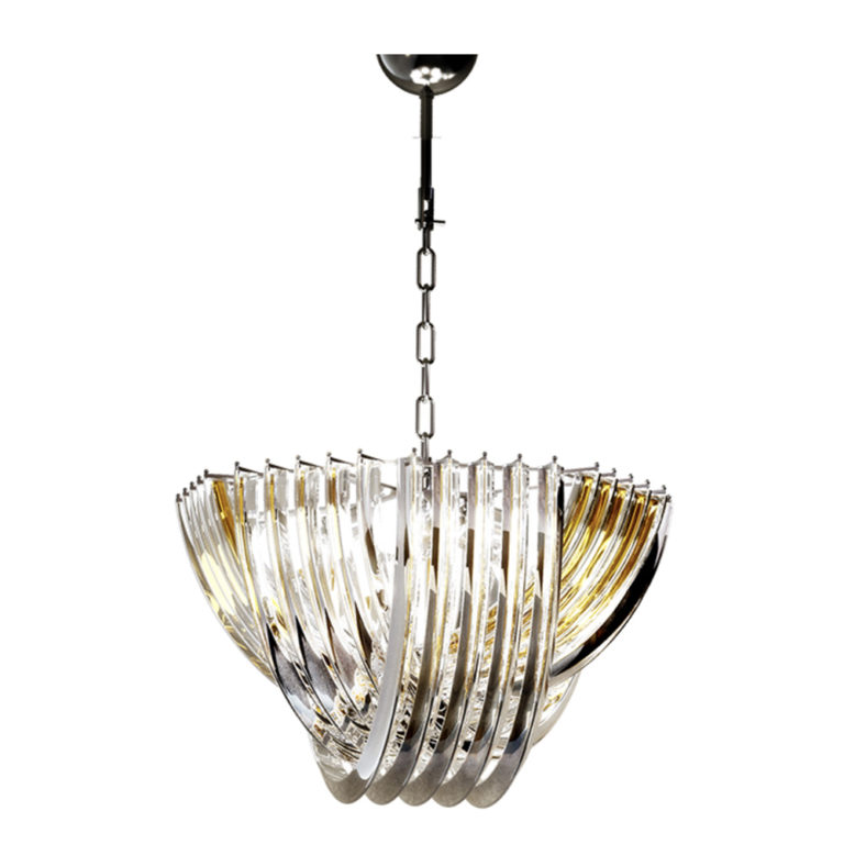 Venini Triedri Chandelier Large Venini Triedri Chandelier Large