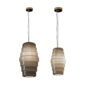 Venini Zoe Pendant Lights Grey Parent
