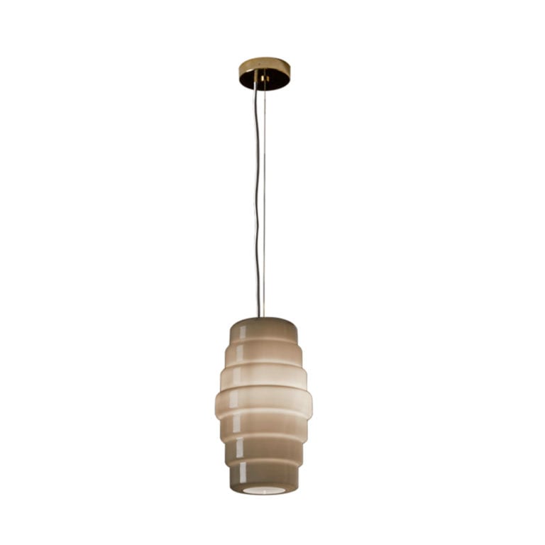 Venini Zoe Grey Pendant Light Small Venini Zoe Grey Pendant Light Small