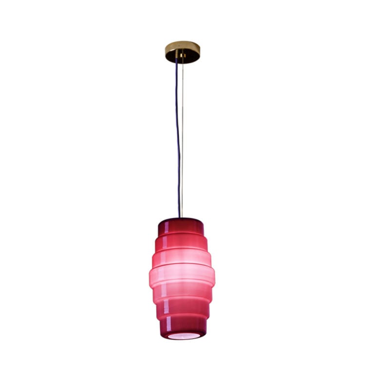 Venini Zoe Violet Pendant Light Small