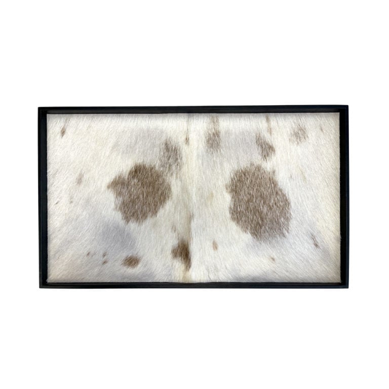 Michaël Verheyden Caro Double Tray in Black Leather with Goat Hide Mood C Michaël Verheyden Caro Double Tray in Black Leather with Goat Hide Mood C