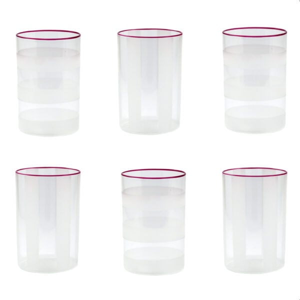 Giberto Strica Water Glasses - Set of 6