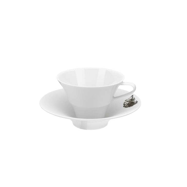 Hering Berlin Piqueur Coffee and Tea Cup with Saucer