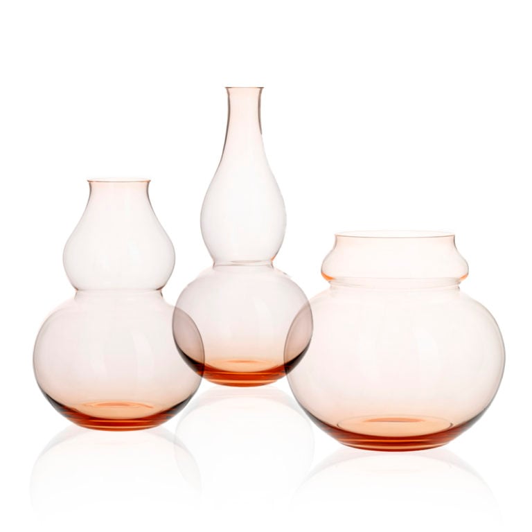 Lobmeyr Calabash Flower Vases Rosalin Parent