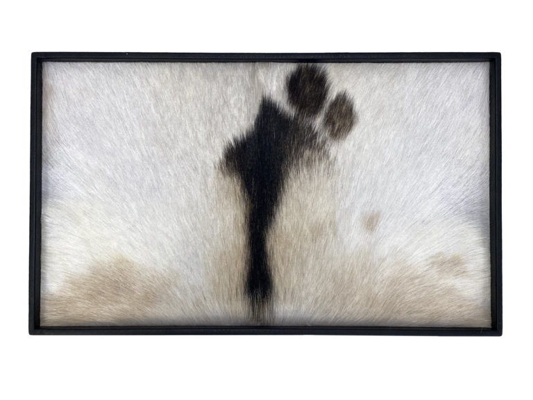 Michaël Verheyden Caro Double Tray in Black Leather with Goat Hide Mood Michaël Verheyden Caro Double Tray in Black Leather with Goat Hide Mood