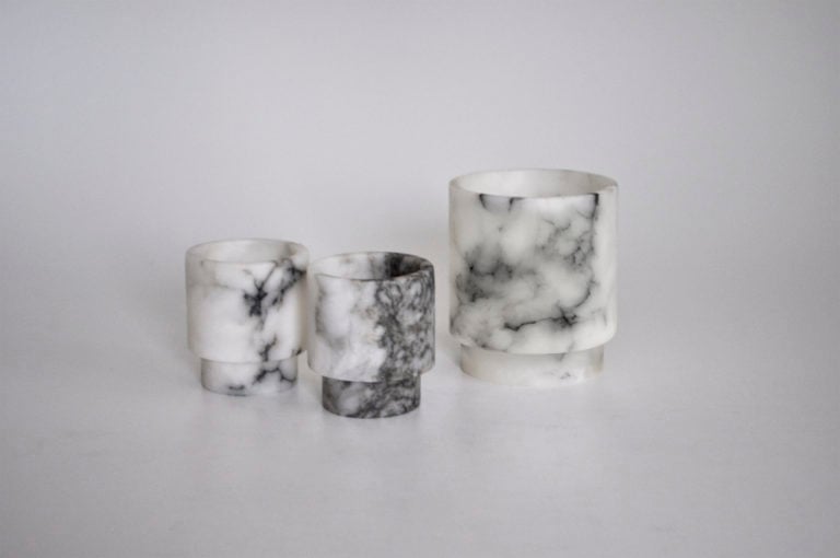 Michaël Verheyden T-Lights in Grey Alabaster Mood Michaël Verheyden T-Lights in Grey Alabaster Mood