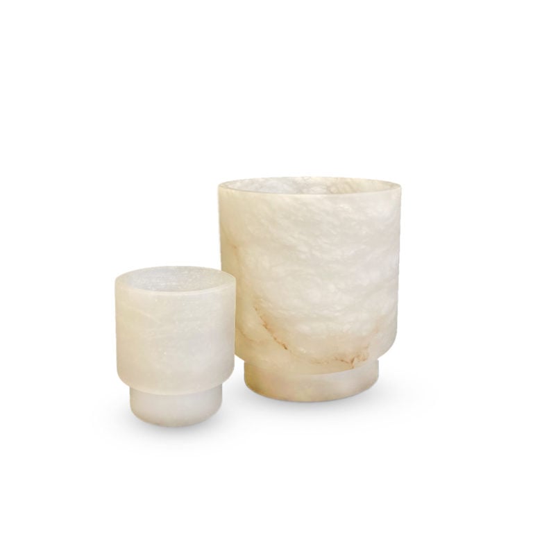 Michaël Verheyden T-Lights in White Alabaster Michaël Verheyden T-Lights in White Alabaster