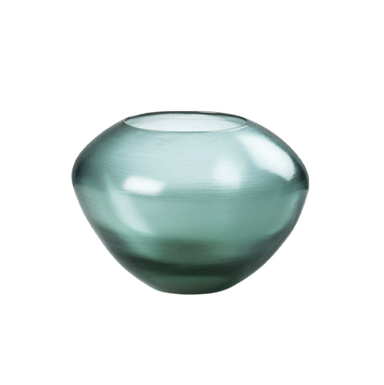 Venini Incisi Vase Steel Blue Venini Incisi Vase Steel Blue